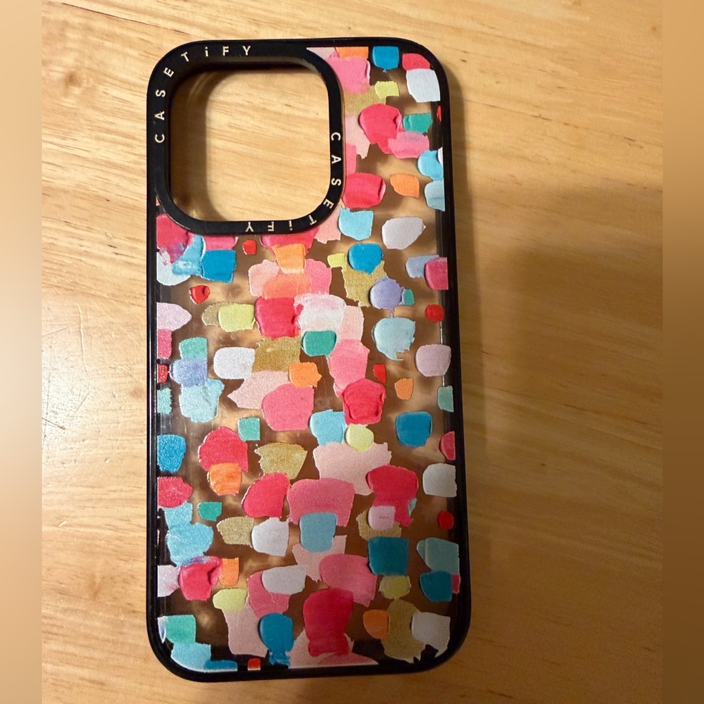 Casetify Multicolor Confetti iPhone 15 pro Case